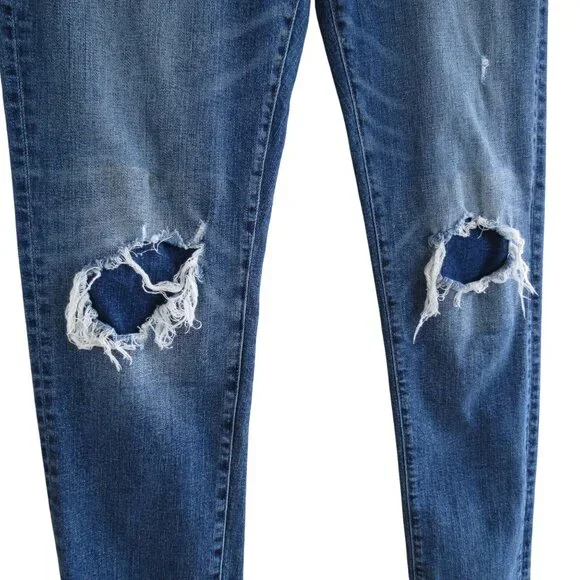 AMERICAN EAGLE Men's Next Level AirFlex Slim Straight Jeans Size 32x34 Distress - Picture 3 of 10